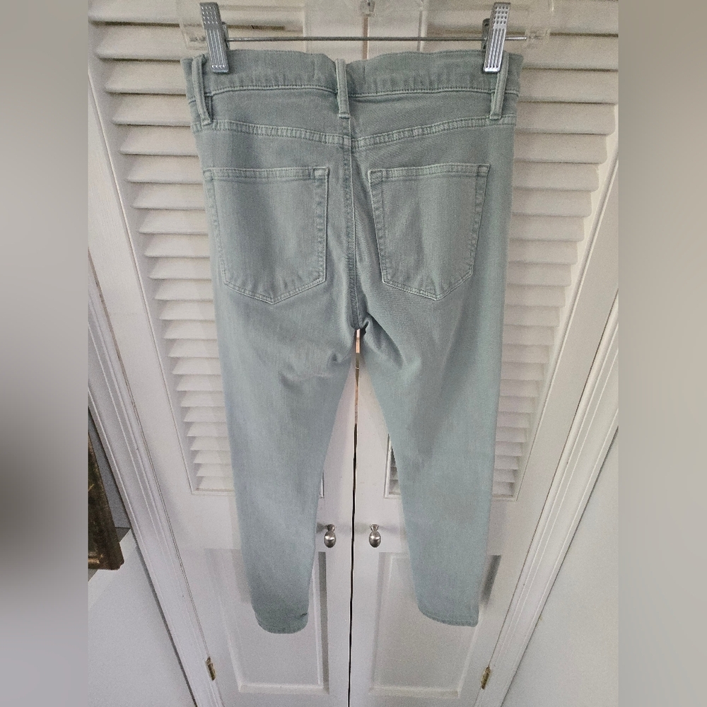 LOFT Seafoam Green Skinny Crop Jeggings - Picture 6 of 9
